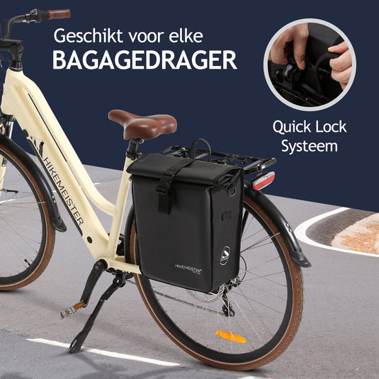 Hikemeister ® Milan - 19L Fietstas Enkel - Met schouderriem