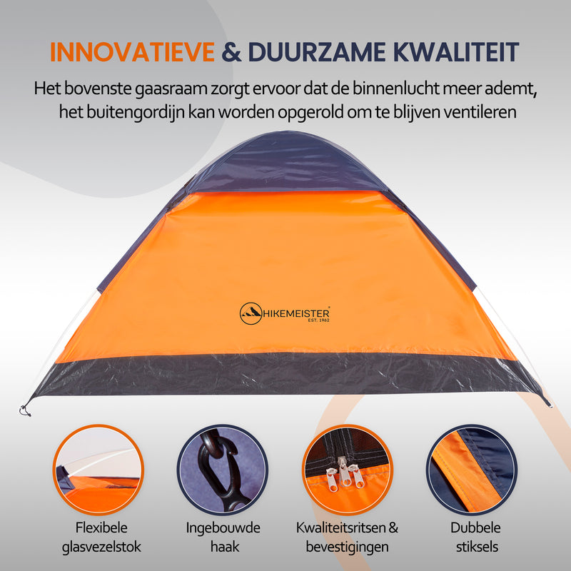 Load image into Gallery viewer, Hikemeister Dance Pop Up Tent - 2 persoons - 200 x 120 x 100 CM
