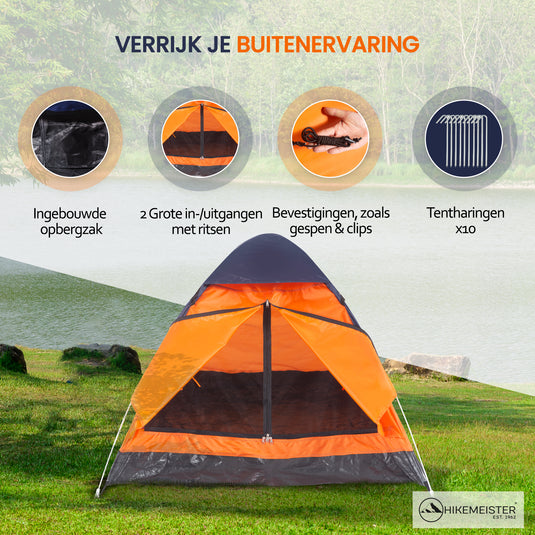 Hikemeister Dance Pop Up Tent - 2 persoons - 200 x 120 x 100 CM