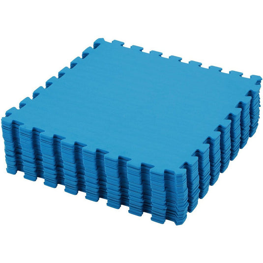 Meisterhome® Zwembad tegels - Set van 9 stuks - 50x50 cm - 2,25 m² - Bodem bescherming - Ondertegels - Ondervloer - Ondergrond - Foam tegels - Matten - Puzzelmat voor zwembad - Zwembadtegels