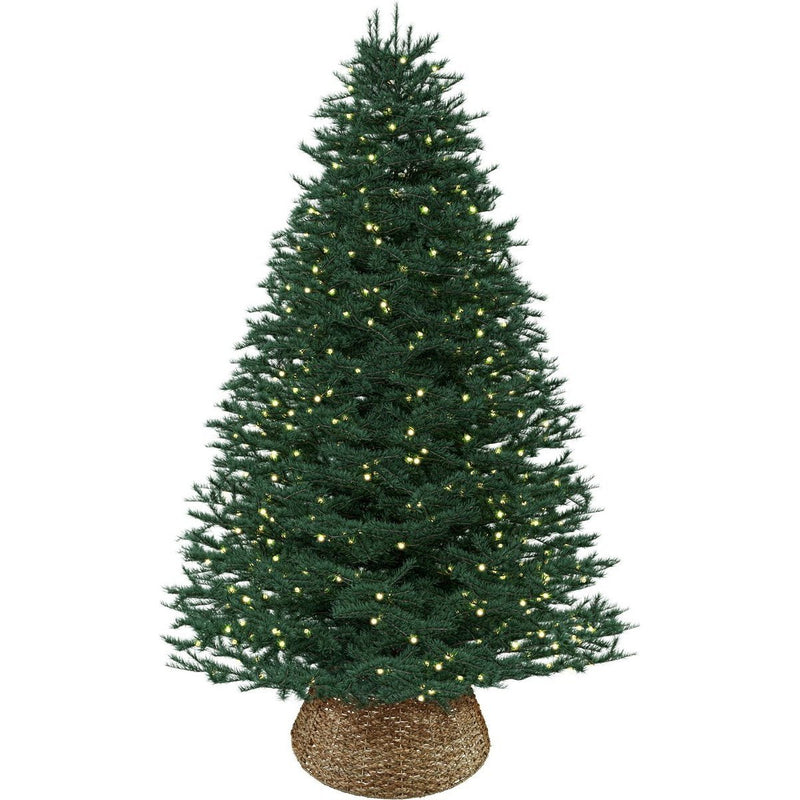 Load image into Gallery viewer, Meisterhome Model 3 Kerstboomring kraag Kerstboomrok - H23 x Ø60 cm - Zeegras - Naturel Bruin 3 elementen
