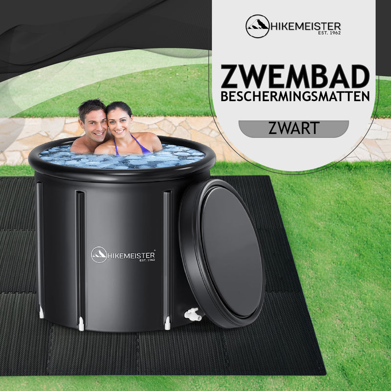 Load image into Gallery viewer, Zwembad / Fitness ondergrond - Zwembadvloer - Ondertegels - 40x40cm - Zwembadfolie - Zwembad tegels - Zwembad ondervloer - Tuin ondervloer - Tuintegels - Fitness mat - Fitness vloer rubber - Rubber vloermat - 40x40 cm
